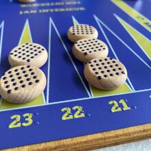 Backgammon magnetico a rilievo tattile e Braille 1 Backgammon magnetico a rilievo tattile e Braille 1